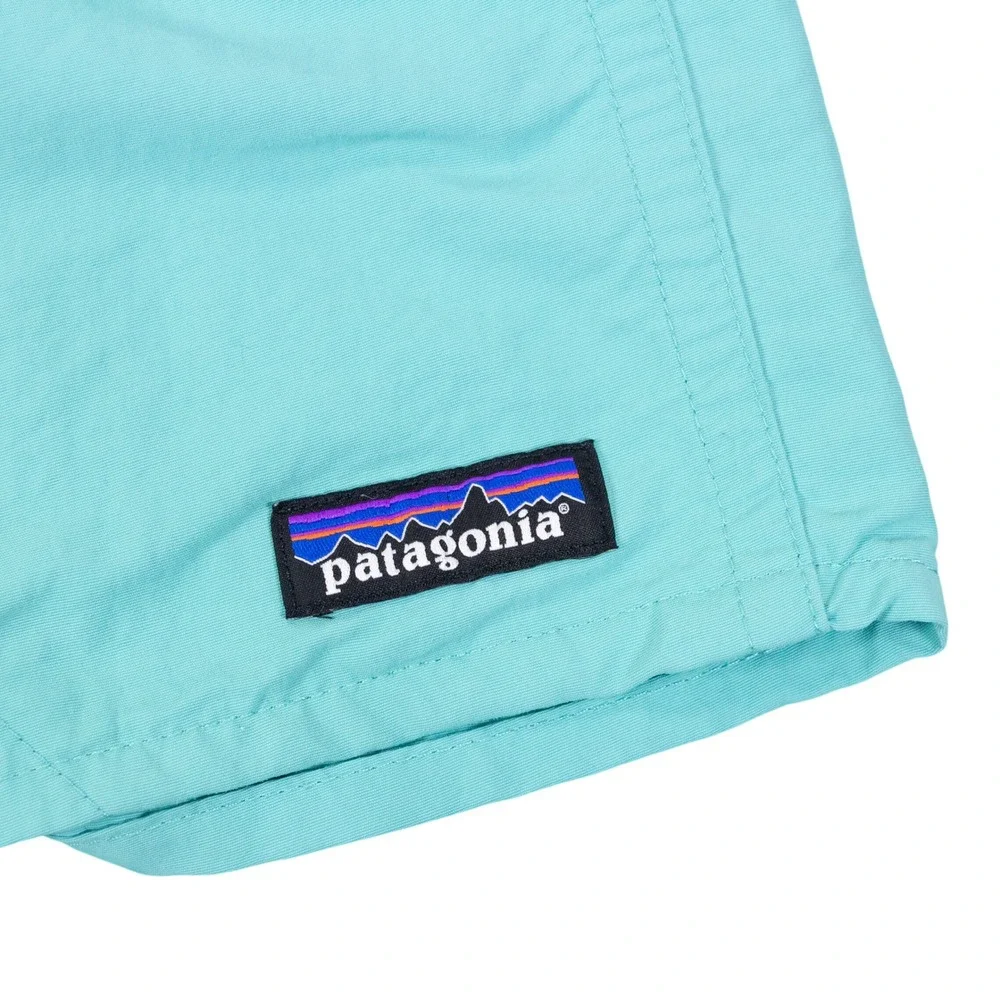 Patagonia Baggies Shorts 5 Inch Mens Small Teal Nylon Swim Trunks Lined 57022